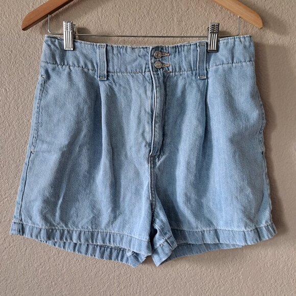 🩵Women's Light Blue Denim Shorts from Levi's Denizen Size Waist 29" - Picture 2 of 9